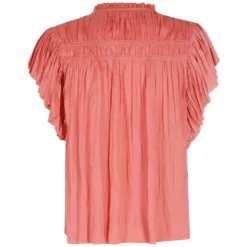 Agosta Flutter Sleeve Top