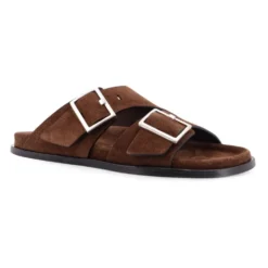 Alba Double Buckle Slide Sandals