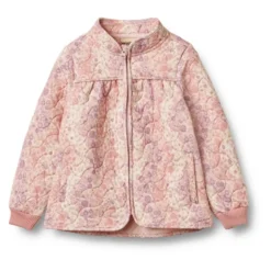 A-line Thermo Jacket Lilac Flower Rainbow