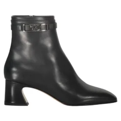 Almond Toe Læder Ankelstøvler