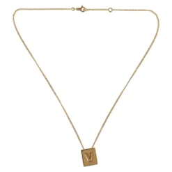 Alphabet V Necklace