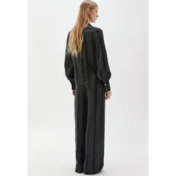 Andy Printed Silk Trouser