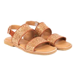 Angulus - Glitter Sandal, 5814 - Mandarin Glitter / Terracotta