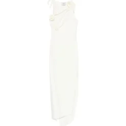 Asymmetrisk Blomster Maxi Kjole