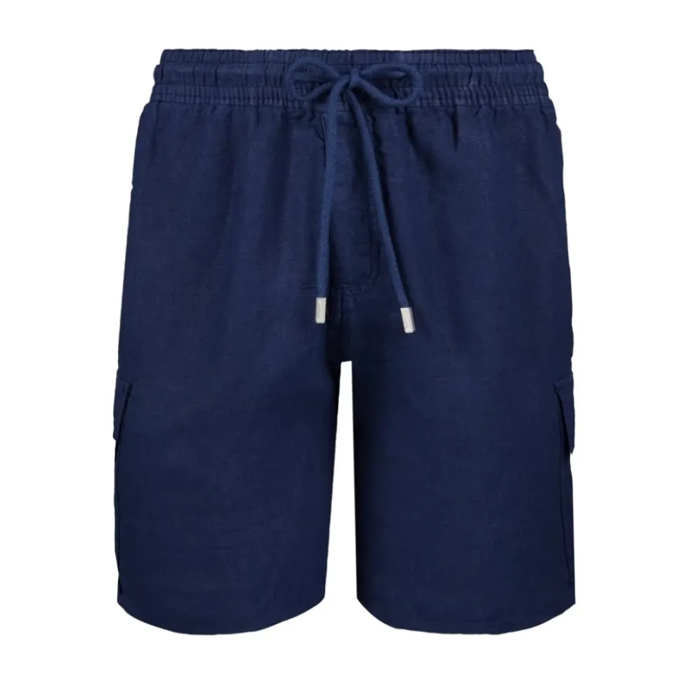 Baie Linen Bermuda Shorts