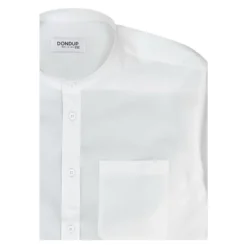Band-collar skjorte