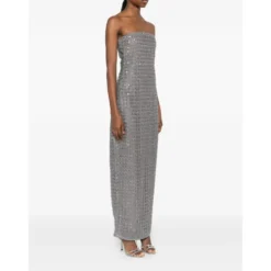 Beaded Maxi Tube Dress