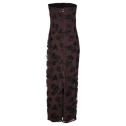 Beaded Maxi Tube Kjole