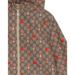 Beige Monogram Peter Rabbit Hættejakke