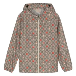 Beige Monogram Peter Rabbit Hættejakke