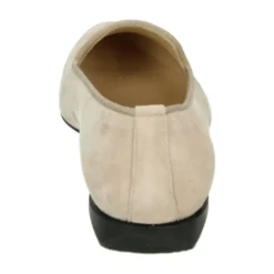Beige Ruskindspumps