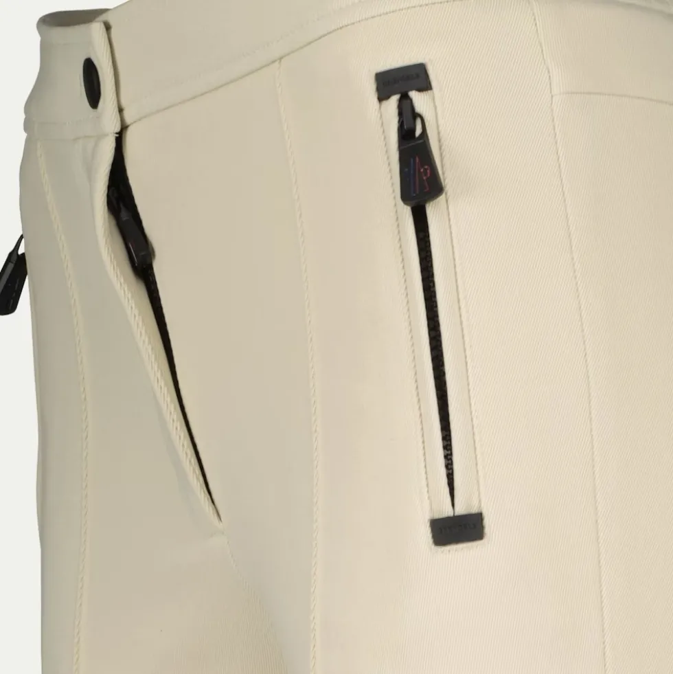 Beige Ski Bukser Slim Fit