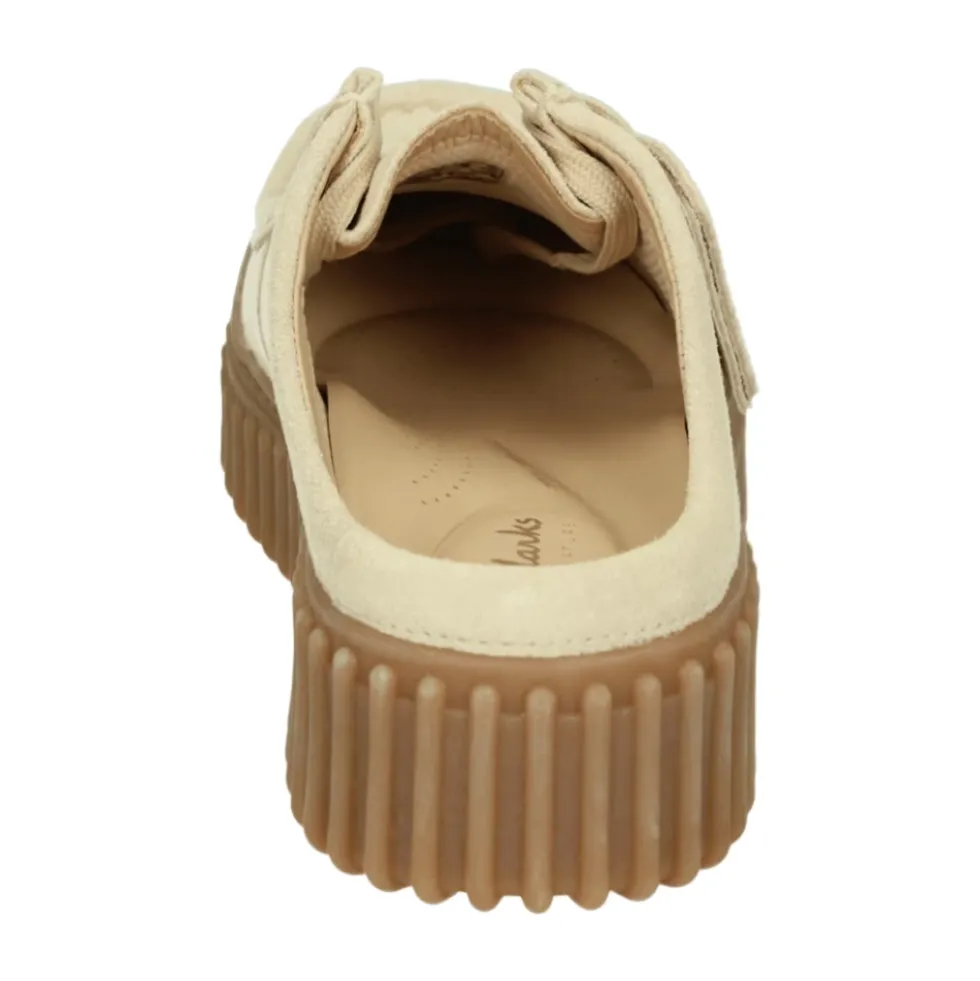 Beige Sporty Mule Tøfler
