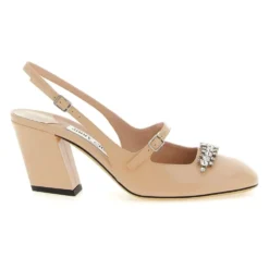 Belinda Slingbacks i patentlæder