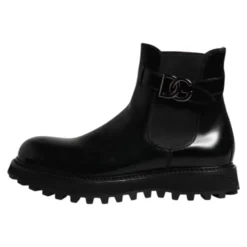 Belted Logo Chelsea Boots