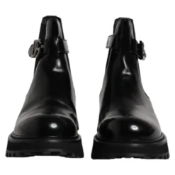 Belted Logo Chelsea Boots