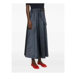 Blå Kjole til Elegante Anledninger