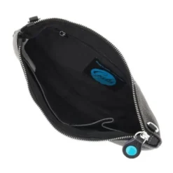 Blå læder crossbody taske Mineral