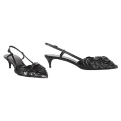 Blomstrede Pointy Toe Slingback Pumps