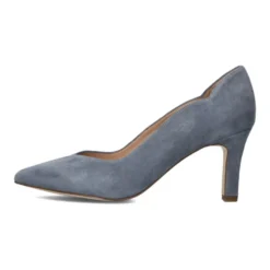 Blå Ruskind Elegante Pumps Model 72442