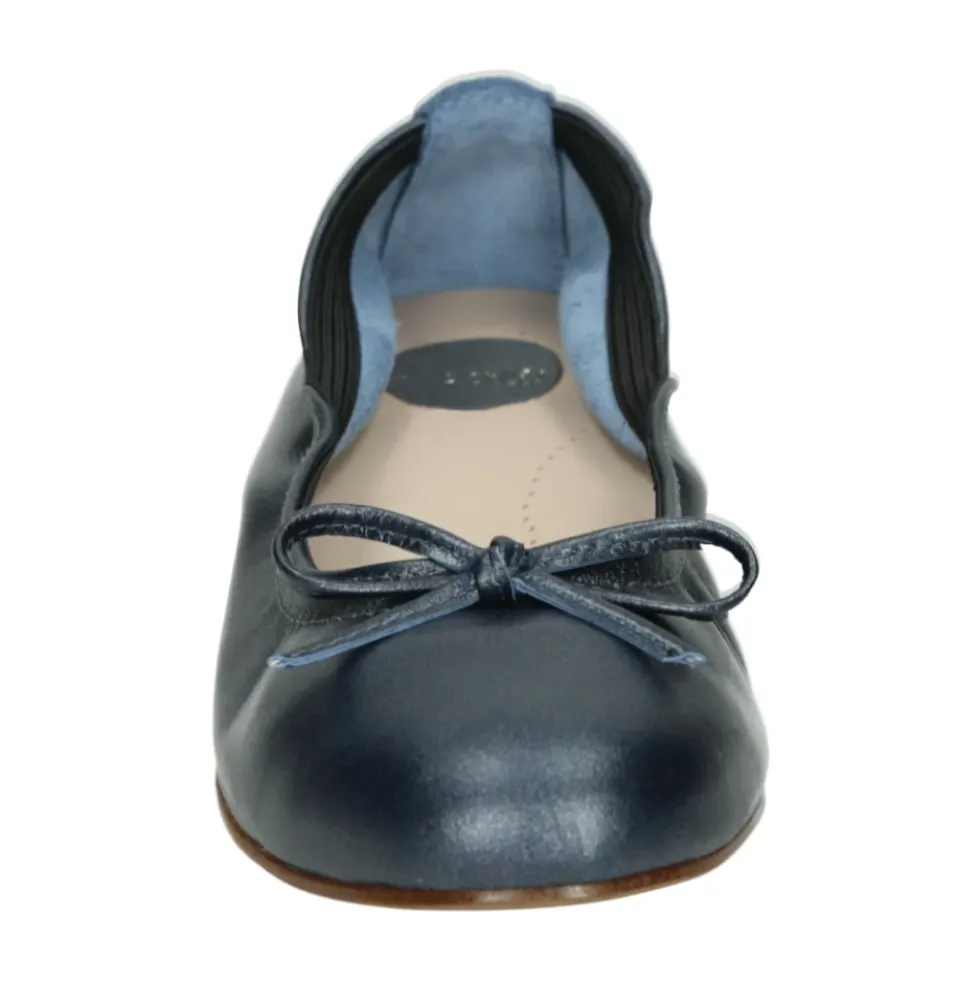 Blå Slip-On Sko med Gummisål
