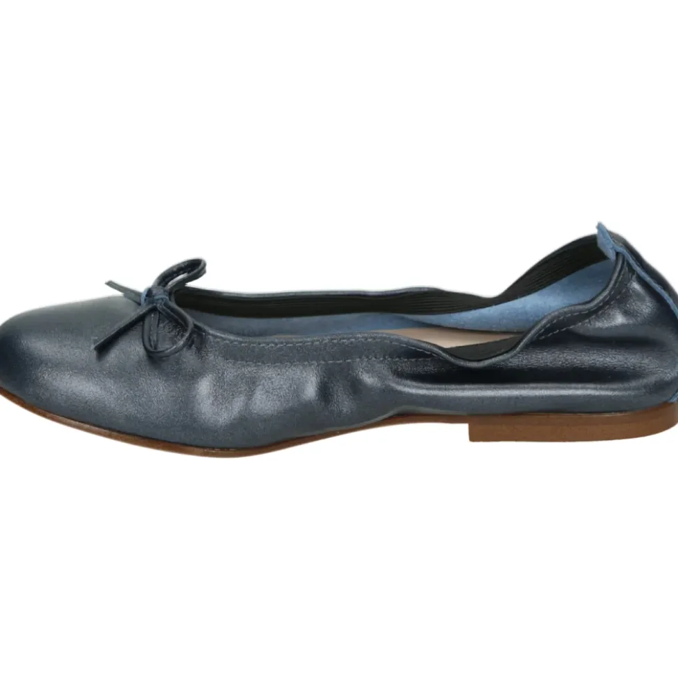 Blå Slip-On Sko med Gummisål