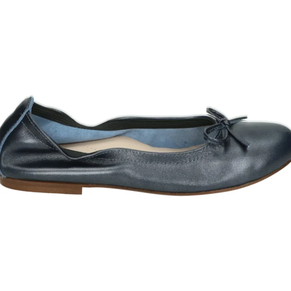 Blå Slip-On Sko med Gummisål
