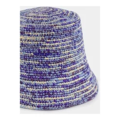Blå Straw Bucket Hat