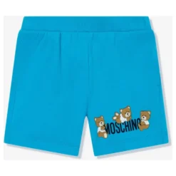 Blå Teddybjørn Logo Shortsæt