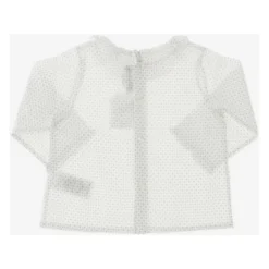 Blus lavet af ren bomuldskrave