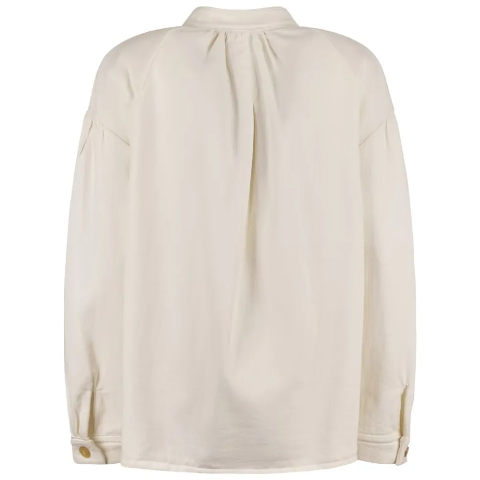 Boheme Overshirt i Flydende Bomuld