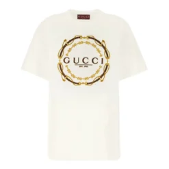 Bomuldsjersey T-shirt med print