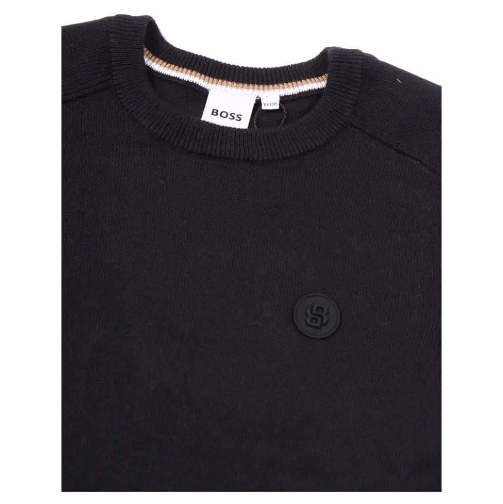 Bomuldsstrikket sweater
