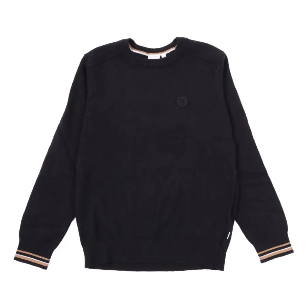 Bomuldsstrikket sweater