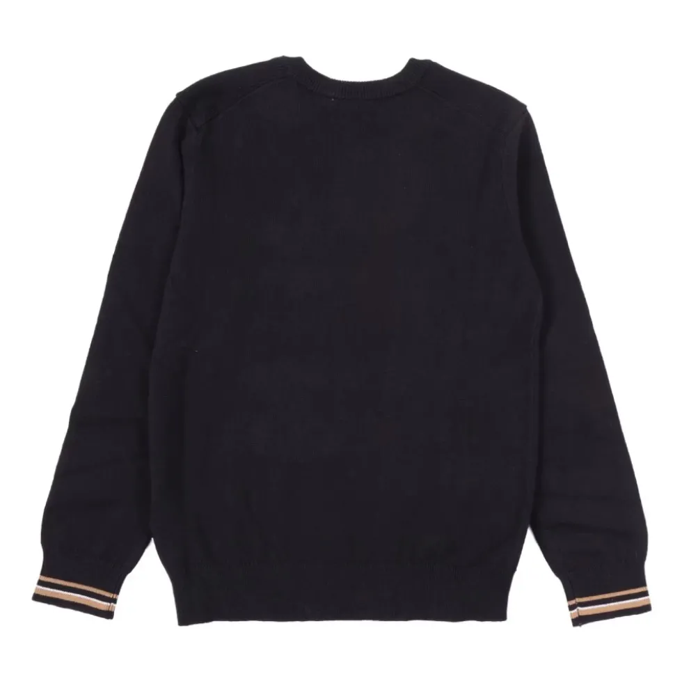 Bomuldsstrikket sweater