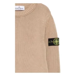 Børn Beige Crew Neck Sweater