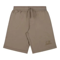 Børn Beige Logo Print Shorts