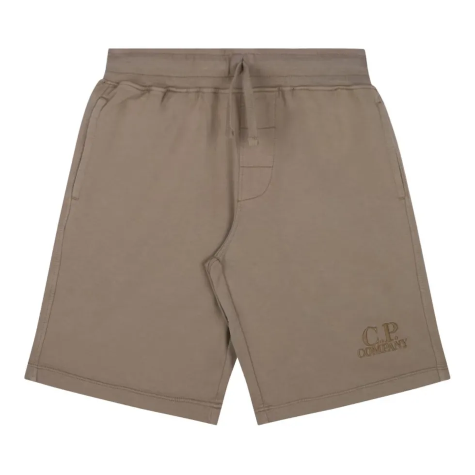 Børn Beige Logo Print Shorts
