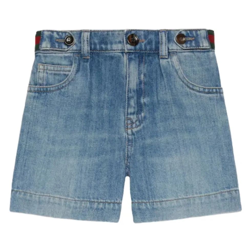 Børne Denim Bermuda Shorts