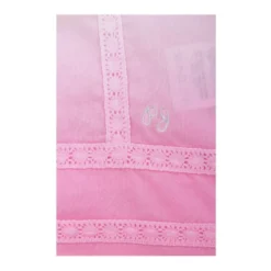 Børn Kina Bluse, Kortærmet, Hvid/Rosa