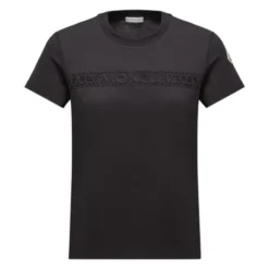 Broderet Logo Bomulds T-Shirt