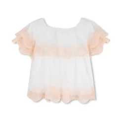 Broderet tyltop