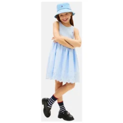 Broderie Anglaise Combi Kjole