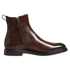 Brun Chelsea Læder Mid Calf Støvler