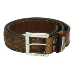 Brun Læderbælte 8269 Model