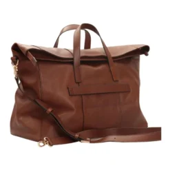 Brun læder Duffle taske Alberto Model