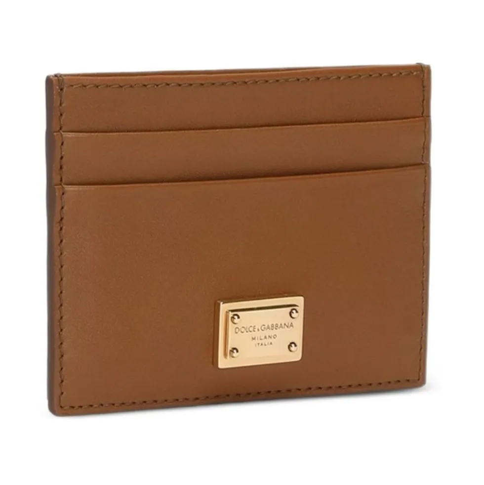 Brun Læder Pung Dame Accessories
