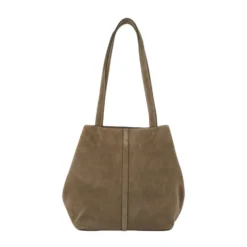 Brun Læder Shopper Taske
