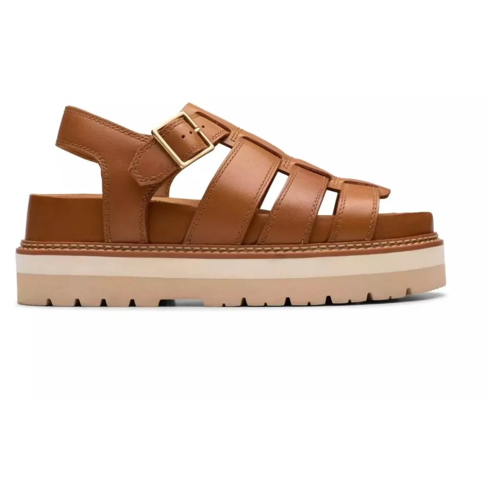 Brun Twist Dame Sandal