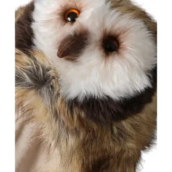Brun Ugle Faux Fur Hovedhue